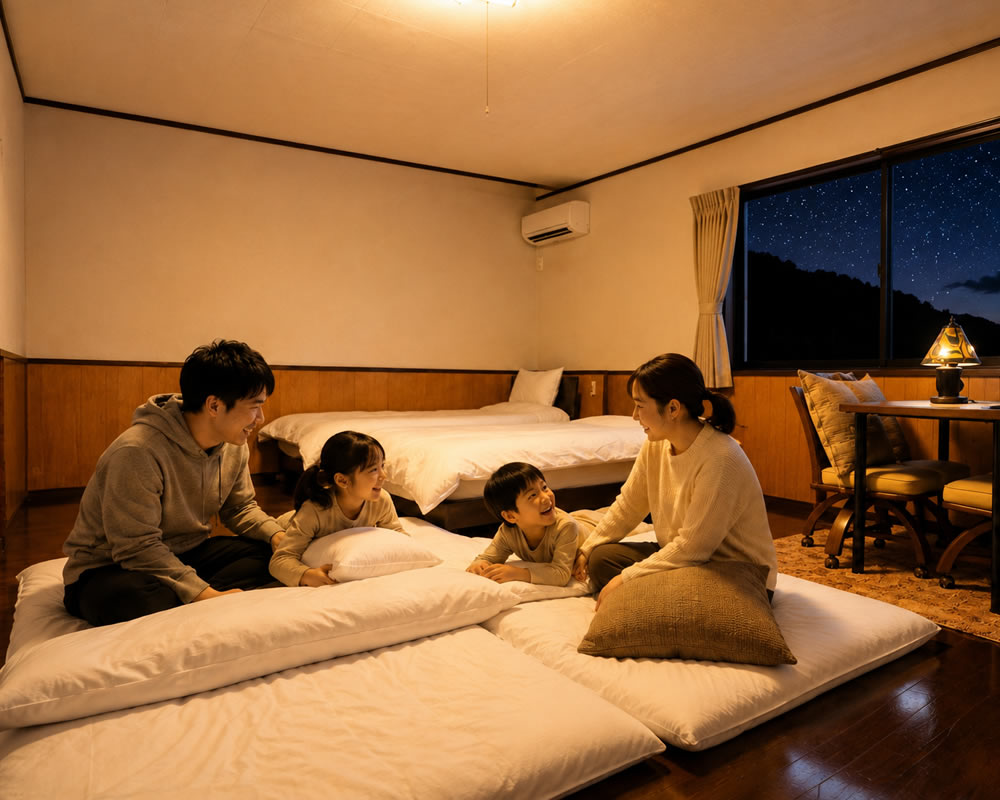 静けさに包まれる夜